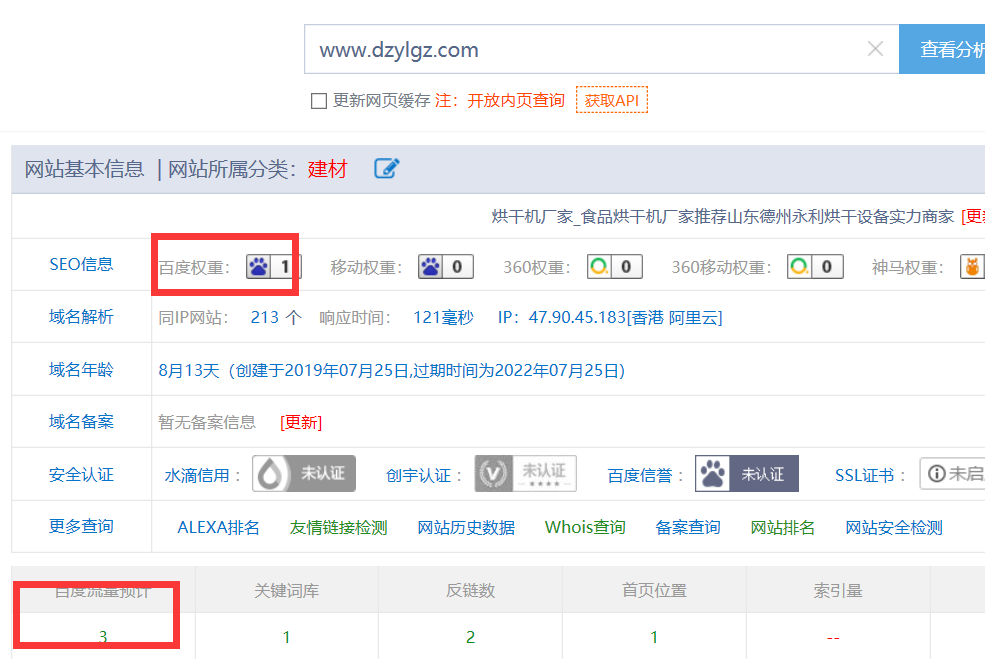 如何將好的老域名權重導到一個“301跳轉”(圖4)